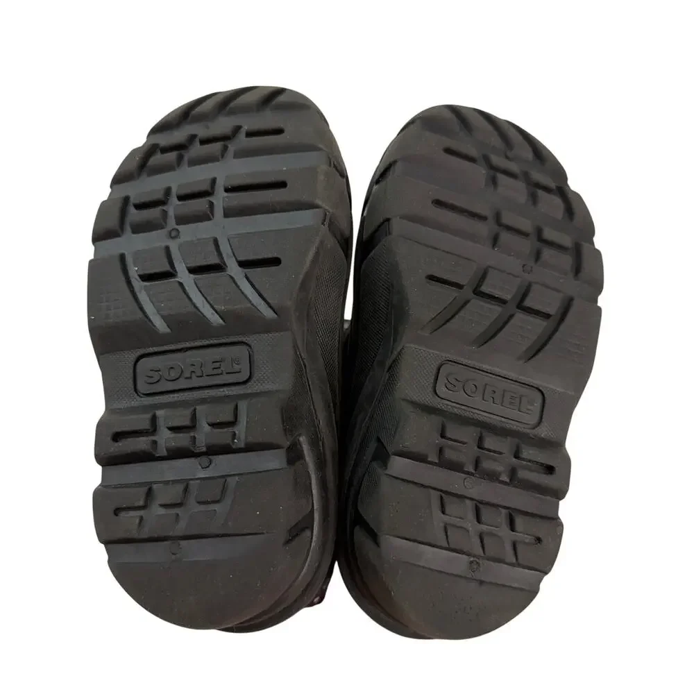 Sorel Kids Black Flurry Snow Boot Toddler Girls 9